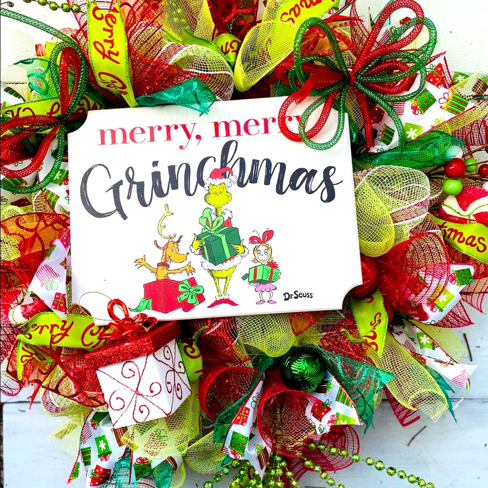 COPY - Grinch Christmas Wreath